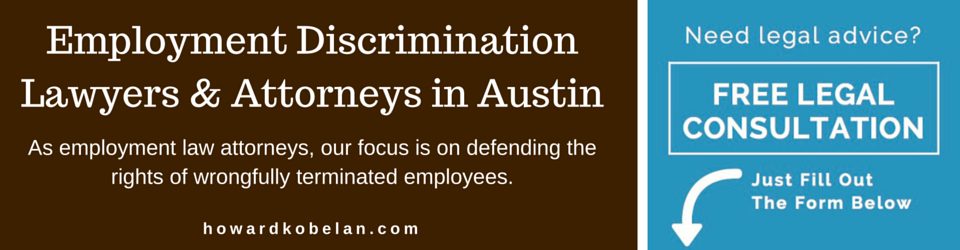 We represent employees in cases of discrimination, (1)